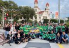 Ngabuburit Mitra Grab, Bagikan Ratusan Takjil di Semarang dan Kota Lain Jawa Tengah