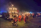 Gema Takbir Desa Pituruh: Pawai Obor, Fire Dance, Dan Lantunan Kencreng Semarakkan Malam Takbiran