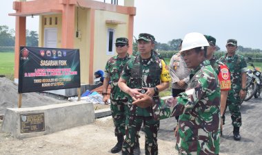 Kunjungan Langsung Mabes TNI AD Dalam TMMD Reguler Ke-123