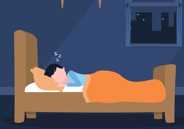 Ilustrasi Orang Tidur