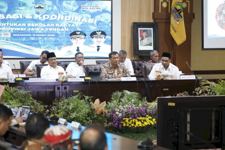 Gubernur Jateng Ahmad Luthfi setuju dan siap mendukung program gagasan Presiden Prabowo dalam pembangunan pendidikan bersamaan pengentasan kemiskinan (Dok. Pemprov Jateng)