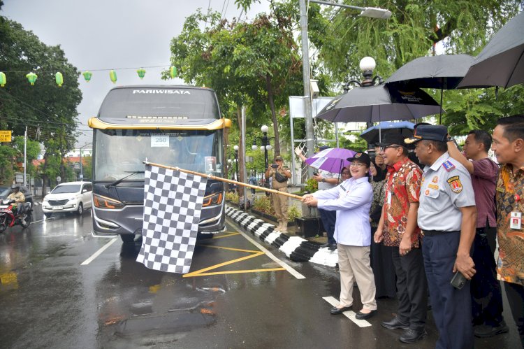 Pemerintah Kota Semarang Memberikan Fasilitas Mudik Gratis Bagi Warganya Di Jakarta. Dokumentasi Pemkot Semarang