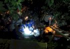 Niat Nyampah Dari Jembatan, Malah Nyemplung Setelah Kaget Diklakson