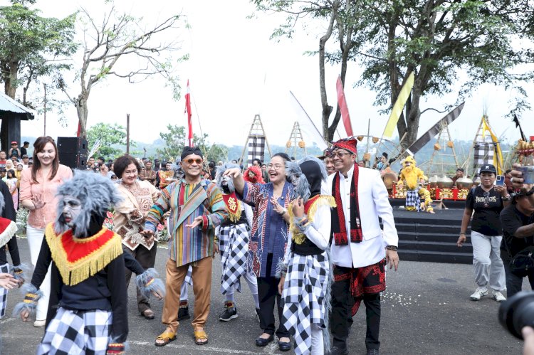 Sesaji Rewanda Goa Kreo meriah, Sabtu (12/4). (dok.Pemkot Semarang)