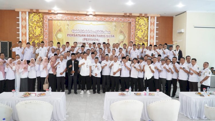 Momen Halal Bi Halal Masih Menjadi Agenda Bupati Jepara Bersama Para Perangkat Desa Se-Kabupaten Jepara. Yosef Hidayat/RMOLJawaTengah