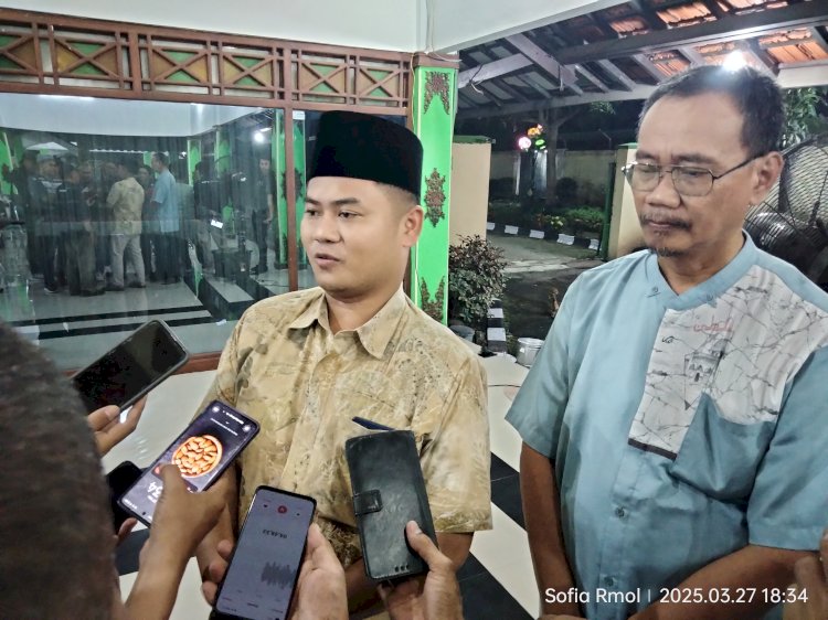 Bupati Tegal Ischak Maulana Rohman. Sofia/RMOLJateng