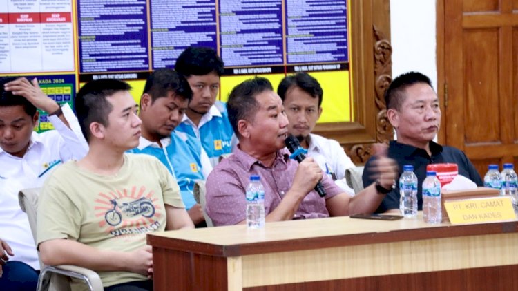 Suasana mediasi yang dilaksanakan para pimpinan daerah di Mapolres Blora Jawa Tengah. Dok Istimewa