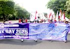 Mantan Bupati Grobogan Sayangkan Praktik Anarkisme Saat Aksi Buruh Berlangsung