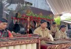 Anggota TNI-Polri Bermain Gamelan Saat Pembukaan TMMD Ke-124...