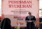 Resmikan Kantor Desa Rowodadi, Ini Pesan Bupati Purworejo