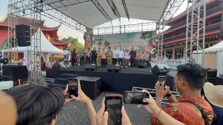 Wakil Wali Kota Semarang Iswar Aminuddin berkomitmen Pemkot Semarang akan menjadikan semangat Hardiknas dalam mewujudkan pendidikan inklusif dan berkeadilan (Dok. Pemkot Semarang)