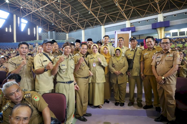 Bupati Purworejo Hadiri Peluncuran Percepatan Musdesus Koperasi Merah Putih. Prokopim Purworejo