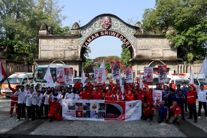 Peringatan Hari Palang Merah dan Bulan Sabit Merah Sedunia. Dian Tanti/RMOLJateng