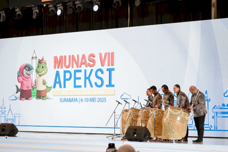 Walikota Tegal Dedy Yon Supriyono hadiri Munas VII Apeksi di Surabaya. Istimewa 