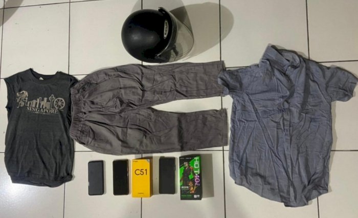 Sejumlah barang bukti yang turut diamankan. dok. humas Polres Karanganyar 