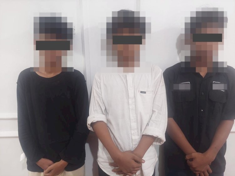 Pelaku Premanisme diamankan di Polres Tegal. Dok Humas Polres Tegal