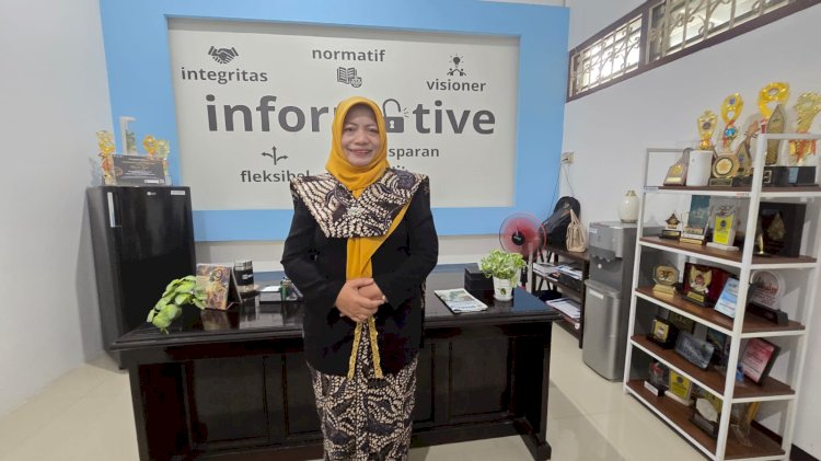 Kepala Diskominfo Kabupaten Tegal, Nurhayati. Diskominfo Kab Tegal